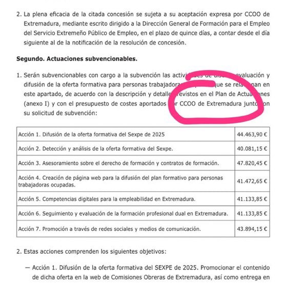OscarFdezCalle's tweet image. 👀 Que dice Guardiola y el @ppextremadura que te esfuerces mucho y trabajes mucho, que tus impuestos van a sanidad y educación…

🦐 Hoy, otros 300.000 € a CCOO y 300.000 a UGT para “actividades de diseño”…

Se ríen.
A carcajadas.