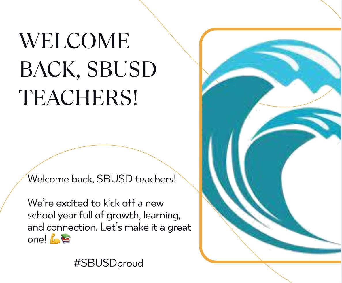 LetsGoooo #teamSBUSD