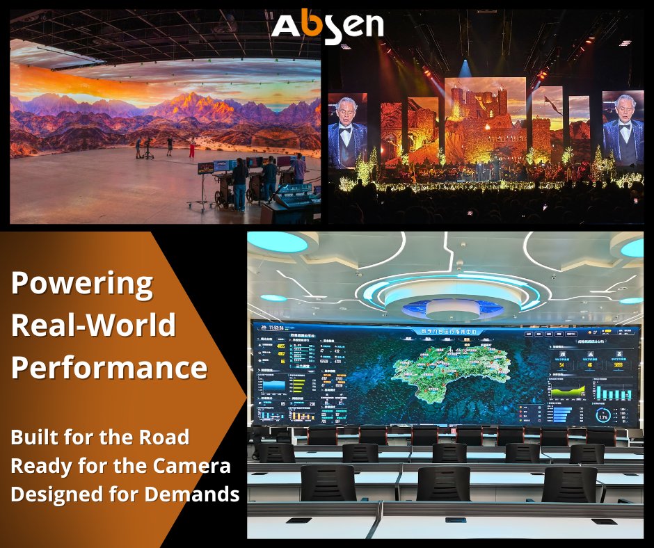 ✨Innovation isn’t about buzzwords, it’s about showing up when it matters. 

At Absen, we build #LEDSolutions that perform, last, &amp; earn trust where it counts most. Built for real-world use. Shaped by AV pros. Backed by long-term support. 

📩 DM us to bring your vision to life!