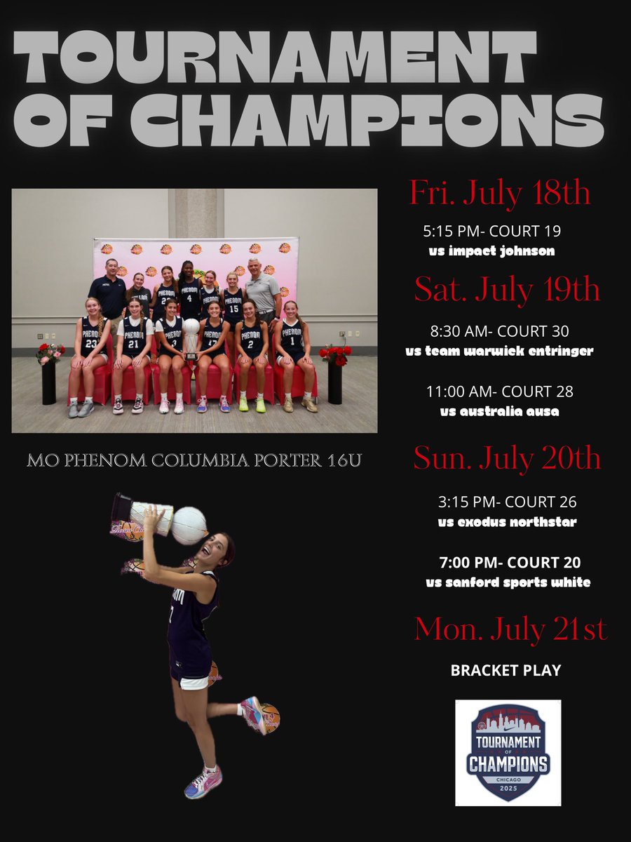 Excited to get after it in Chicago!!