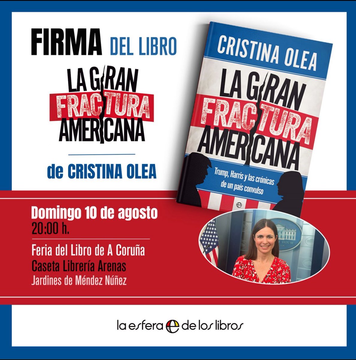 4. Y la última cita del verano… el 10 de agosto, en la feria del libro de A Coruña.
