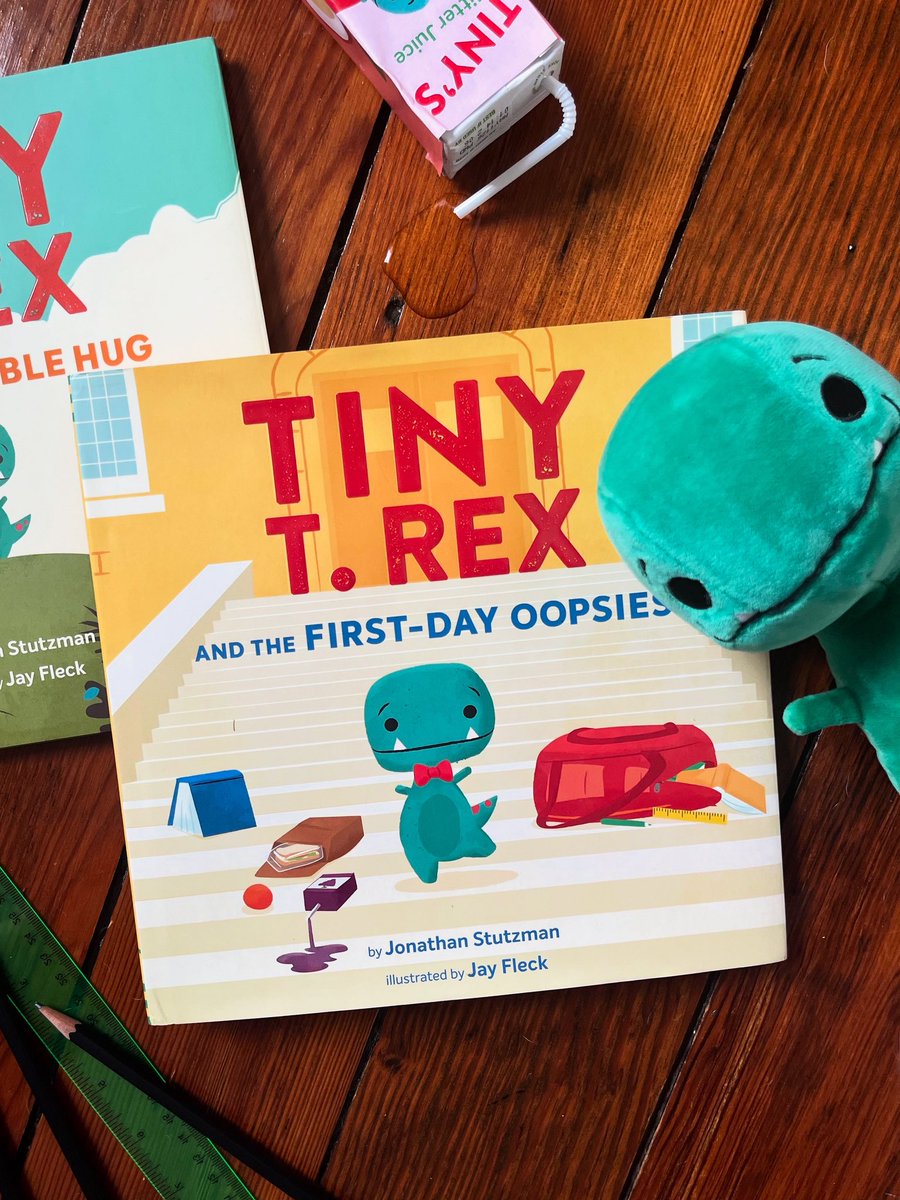 dustdancestoo's tweet image. 💚🦖 TINY T. REX AND THE FIRST-DAY OOPSIES is out now in the UK from @AbramsChronicle ! 💚🦖
Do we have any Tiny fans from the UK, let me know where you’re from!