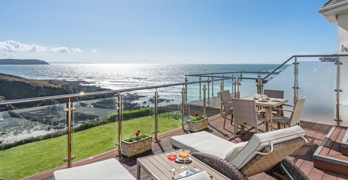 🌊 Breakfast with this view? Yes, please. ☀️ Escape to the Watersmeet Hotel in North Devon for sun-soaked serenity, sea air, and coastal luxury. #NorthDevon #SeaView #WatersmeetHotel #LuxuryTravel