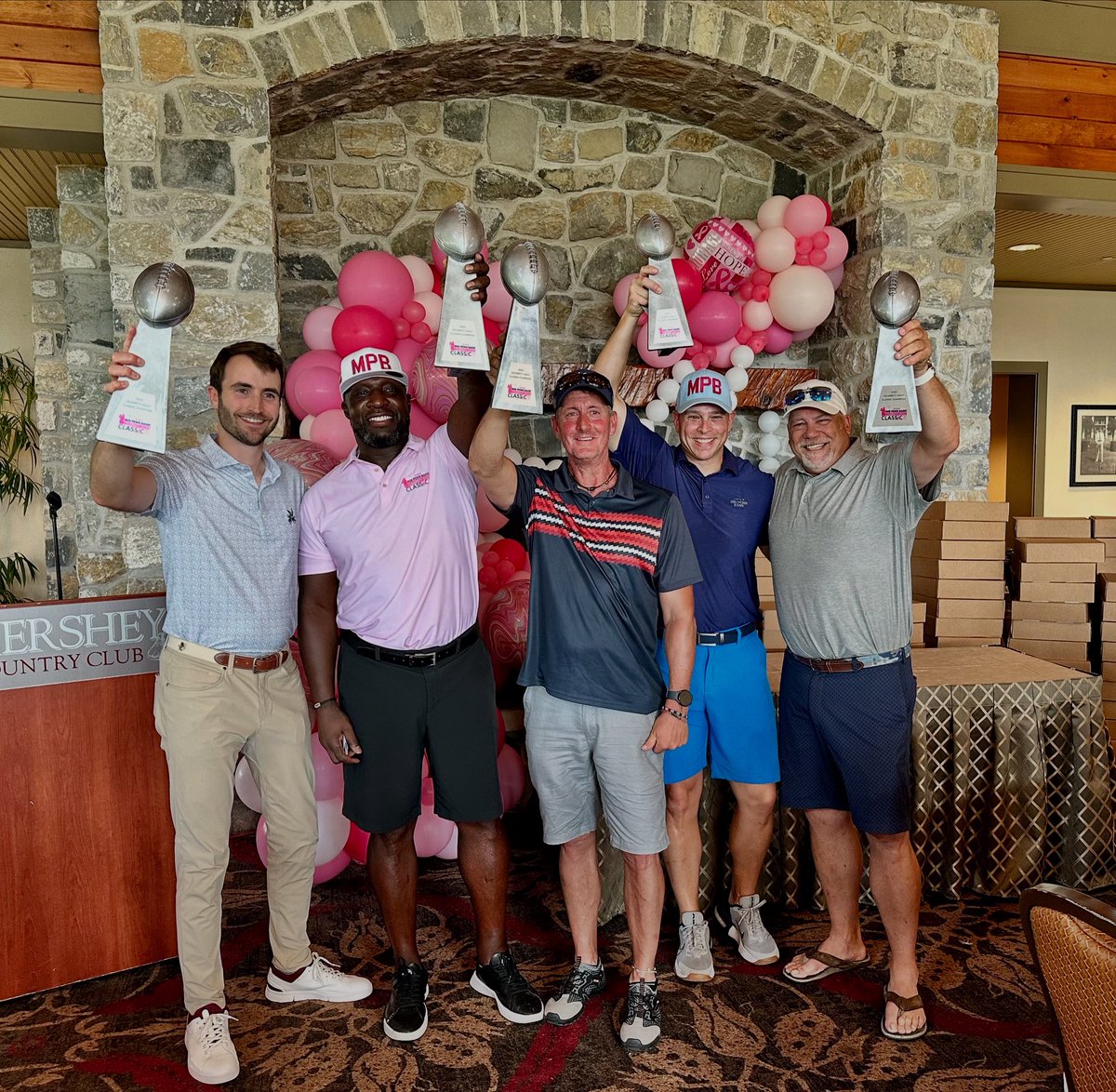 MPBGolfClassic's tweet image. Congratulations to the 2025 Mid Penn Bank Celebrity Golf Classic Tournament morning winners: Zachary Bullock, Fred McCrary, Craig Ludwick, Justin Manning, and Patrick Rohrbaugh! 🥇