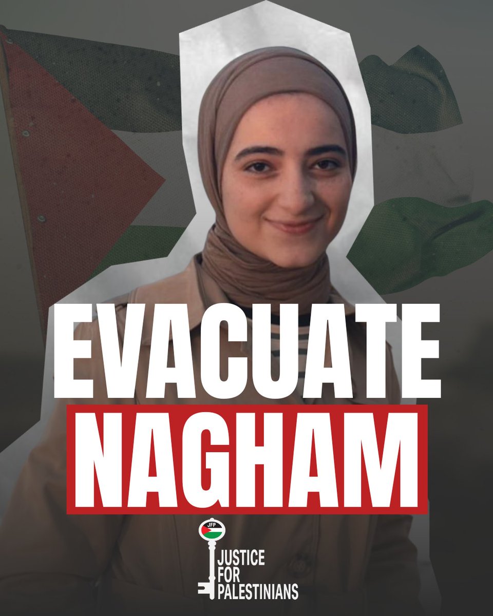 JfP_YYC's tweet photo. Evacuate Nagham! Nagham Albaba is a 19 y/o student in Gaza who received admission &amp; a scholarship to attend York University in Toronto while surviving a genocide. 

But she has been unable to leave the besieged strip to pursue her dream of becoming an engineer. https://t.co/AWWbjRRADI