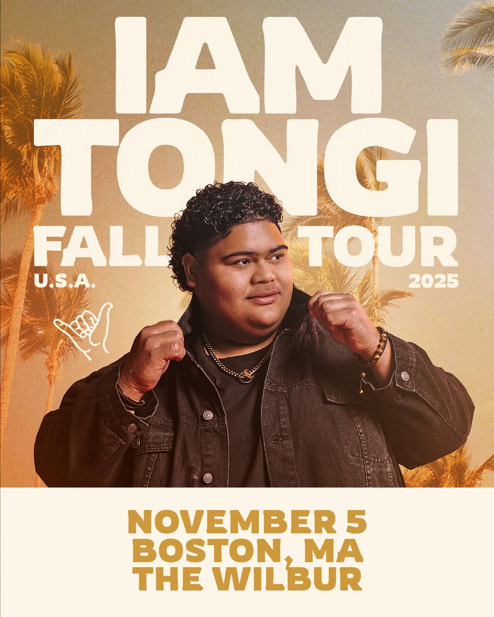 The_Wilbur's tweet image. 🚨 JUST ANNOUNCED 🚨
@wtongi November 5th!
👑 The Regulars Presale: 7/23 @ 10am
🎫 Wilbur Presale: 7/24 @ 10am ✨ Code: WT24 ✨
🎪 On Sale: 7/25 @ 10am
🎟️: thewilbur.com/artist/iam-ton…
👑: theregulars.live