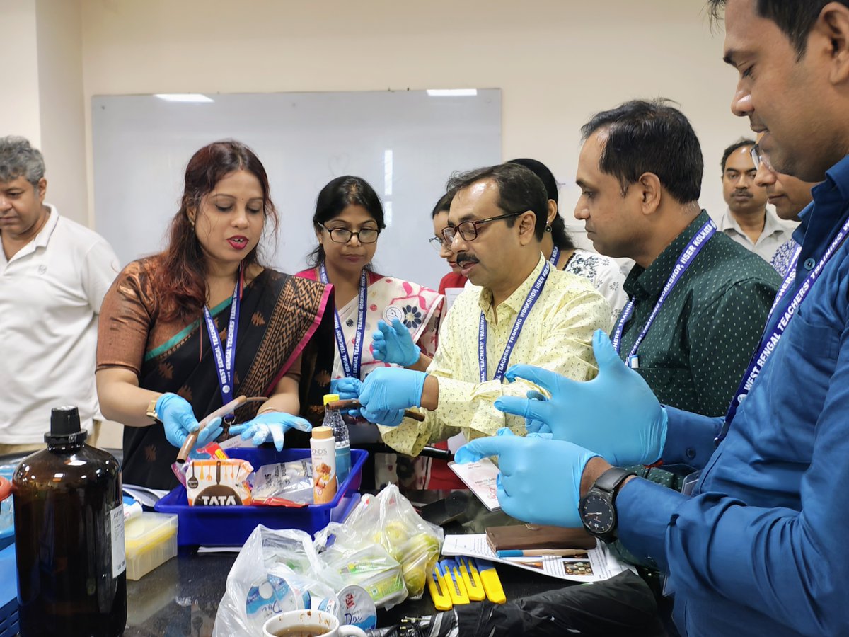 iiserkol's tweet image. The Vigyan Pratibha Regional Centre of IISER Kolkata organised the Vigyan Pratibha Teachers’ Training Workshops for the Science and Mathematics teachers of Class 8 to Class 10 during 7-11 July, 2025.

@EduMinOfIndia 
@HBCSE_TIFR 
@PTI_News @PIB_India 
@skkhare781 @priyank_june