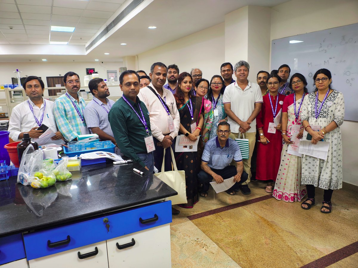iiserkol's tweet image. The Vigyan Pratibha Regional Centre of IISER Kolkata organised the Vigyan Pratibha Teachers’ Training Workshops for the Science and Mathematics teachers of Class 8 to Class 10 during 7-11 July, 2025.

@EduMinOfIndia 
@HBCSE_TIFR 
@PTI_News @PIB_India 
@skkhare781 @priyank_june