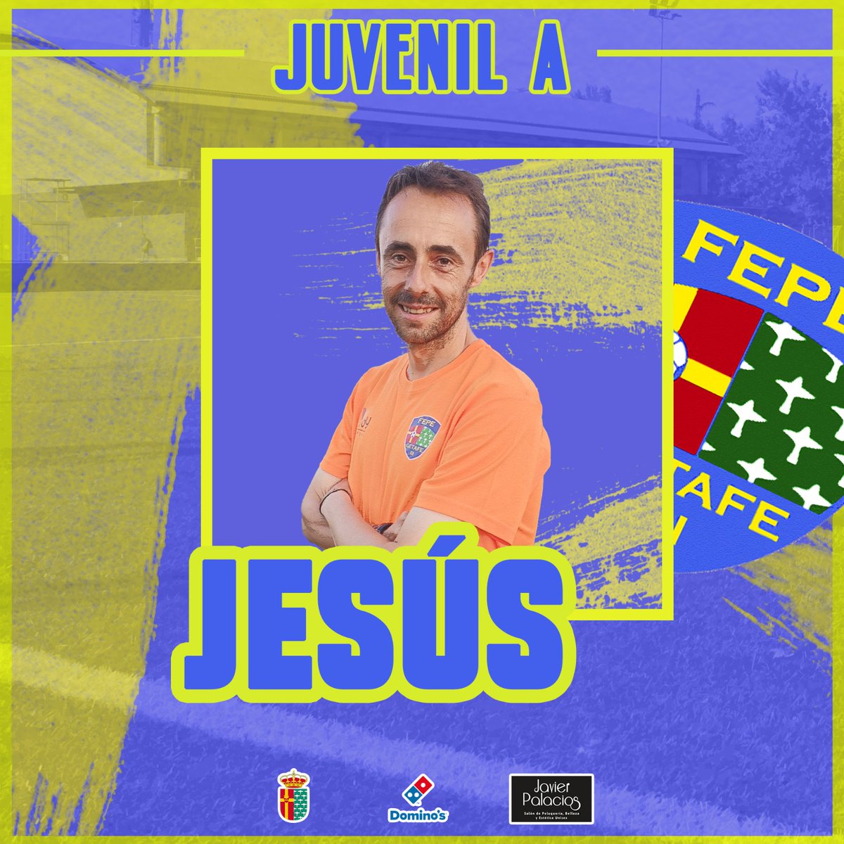 ℹ️ Entrenador | 𝑭𝙞𝒄𝙝𝒂𝙟𝒆: Jesús 

Jesús (<a href="/Jesusherranz10/">Jesus Herranz Blanco</a> ) dirigirá esta temporada al Juvenil A 🆕

Incorporamos a un técnico con amplia experiencia en el fútbol base de alto nivel 🔝🔝

#EnamoradosDelFEPE