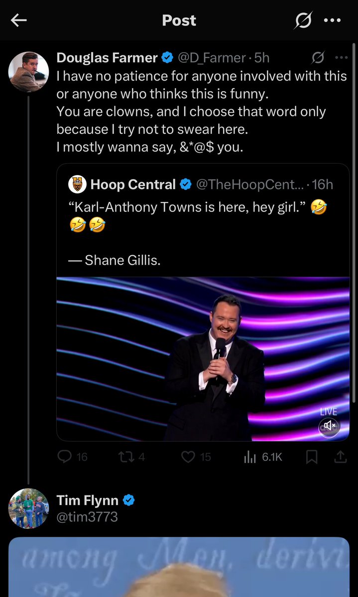 tim3773's tweet image. Everyone go let @D_Farmer know Shane Gillis is funny, and Doug is sawft.