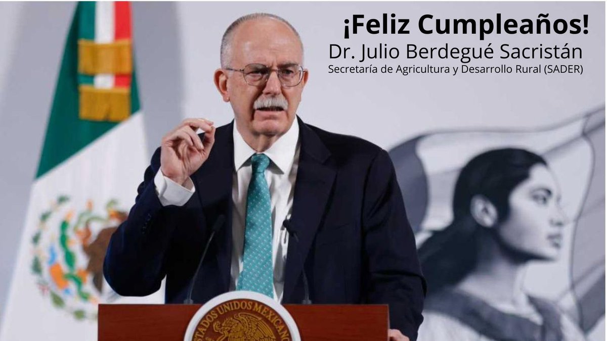 CANAINPESCA (@canainpescamx) on Twitter photo Feliz cumpleaños Secretario <a href="/JulioBerdegue/">Julio Berdegué</a>  
Le deseamos éxito para conducir al sector agroalimentario de nuestro país hacia un futuro prospero.
Refrendamos nuestro compromiso de continuar trabajando con usted en beneficio del Sector Pesquero y Acuícola. Feliz cumpleaños Secretario <a href="/JulioBerdegue/">Julio Berdegué</a>  
Le deseamos éxito para conducir al sector agroalimentario de nuestro país hacia un futuro prospero.
Refrendamos nuestro compromiso de continuar trabajando con usted en beneficio del Sector Pesquero y Acuícola.