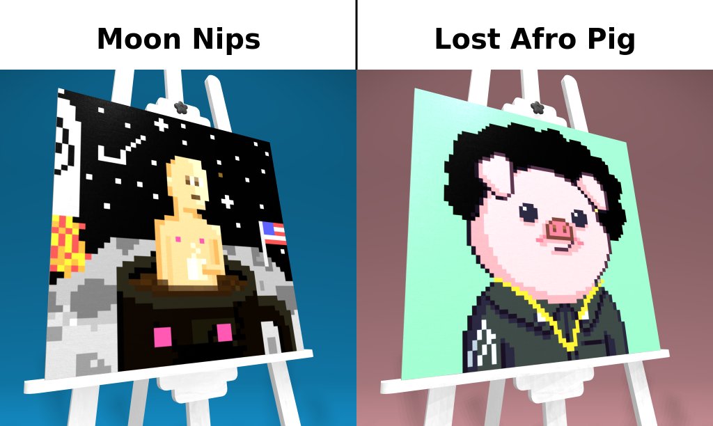 ArtSchoolFC's tweet image. Which one of these community-created paintings would you vote for? All voters earn $PAINT and the winner earns $CLOUT.
#algorandNFTs #algofam
discord.gg/37w7PgqqmJ #octobit #pixelart