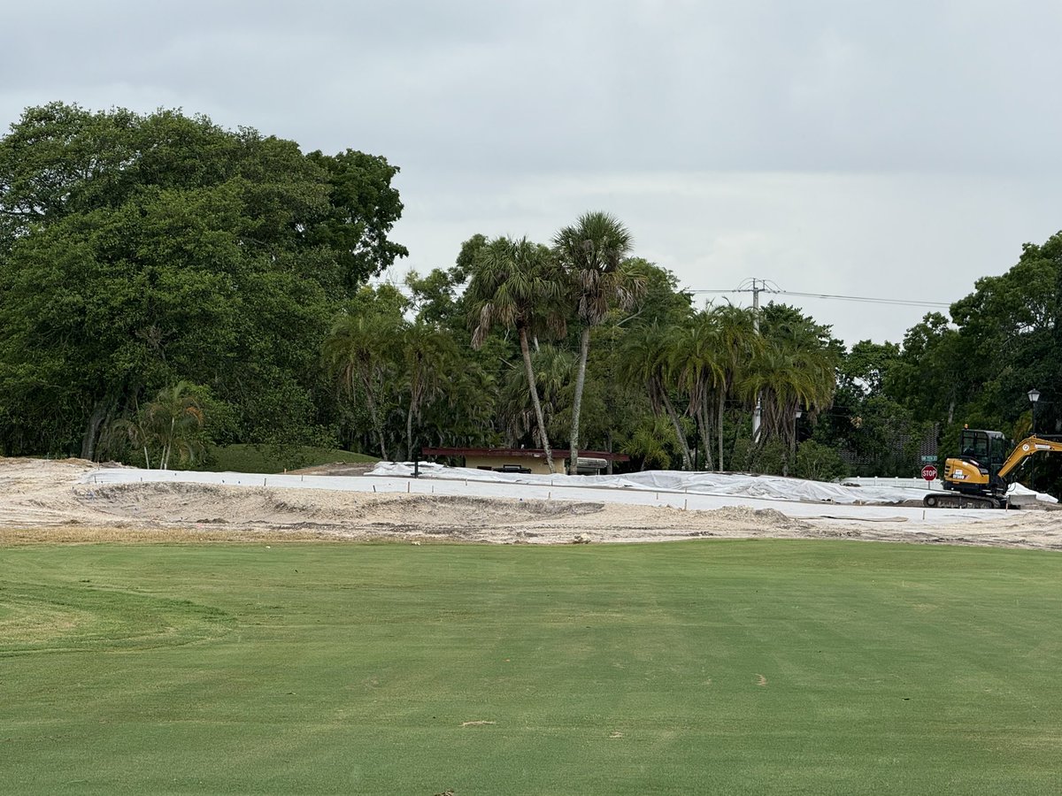 Dialing in bunker edges, and getting ready for <a href="/CapillaryFlow/">CapillaryFlow</a> bunkers here at Woodmont CC in Tamarac, FL.