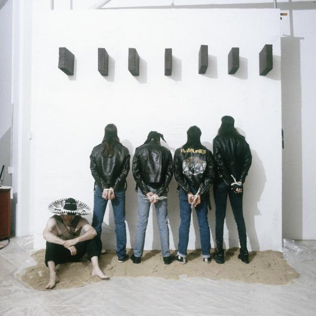 RamonesOfficial's tweet image. Longtime tour manager Monte Melnick joined the guys for the ‘¡Adios Amigos!’ cover shoot, captured by the one and only George DuBose.