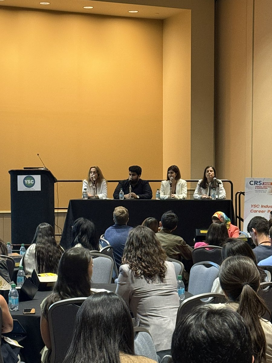 Twan Lammers (@twan_lammers) on Twitter photo Full house again for the CRS YSC 💪
Excellent idea to finally have an “Industry Career Panel” at #CRS2025
<a href="/CRS_YSC/">Young Scientist Committee YSC-CRS</a> <a href="/CRSScience/">Controlled Release Society</a> Full house again for the CRS YSC 💪
Excellent idea to finally have an “Industry Career Panel” at #CRS2025
<a href="/CRS_YSC/">Young Scientist Committee YSC-CRS</a> <a href="/CRSScience/">Controlled Release Society</a>