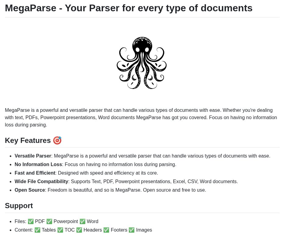 tom_doerr's tweet image. open-source tool for parsing PDFs, Word, and PowerPoint for LLMs