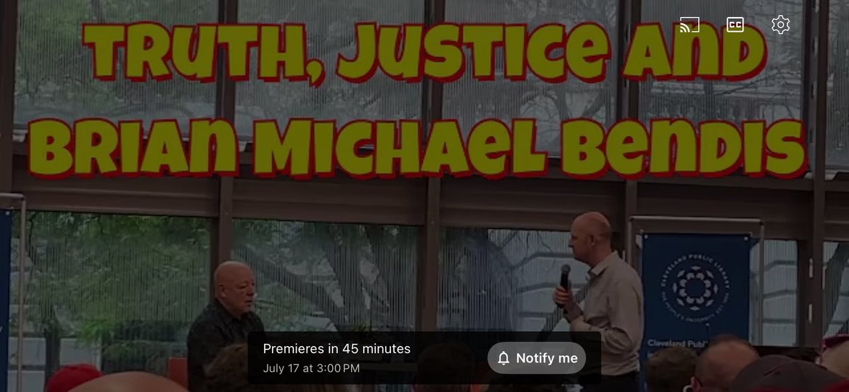 DrBensComix's tweet image. Truth, Justice and Brian Michael Bendis
This is from the #SupermanMovie premier celebration across the whole city of Cleveland
the video is scheduled to go live at 3pm all thanks to the @Cleveland_PL & @SiegelShuster38 & @BRIANMBENDIS
#Superman
youtu.be/KY5GMKWpb-Y?si…