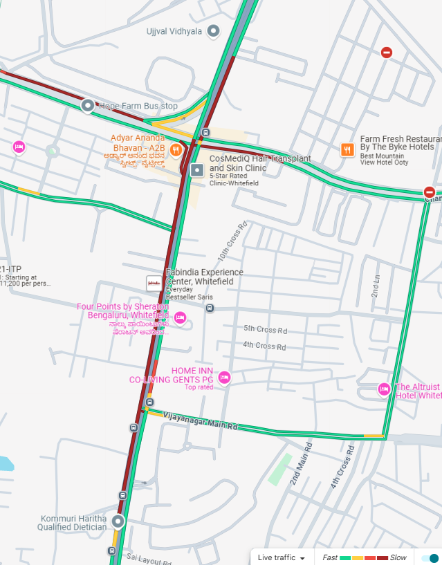WF_Watcher's tweet photo. This is the situation at 23:49. #Hopefarm junction https://t.co/KJDpoPWWMB