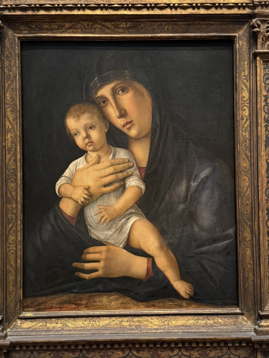 dudleywbrown's tweet image. Compare the progress of great portrait painters of their eras. Bellini (1485), Hans Holbein (1520, he was Henry VIII's royal painter/dating app), and Rembrandt (1659, self portrait).