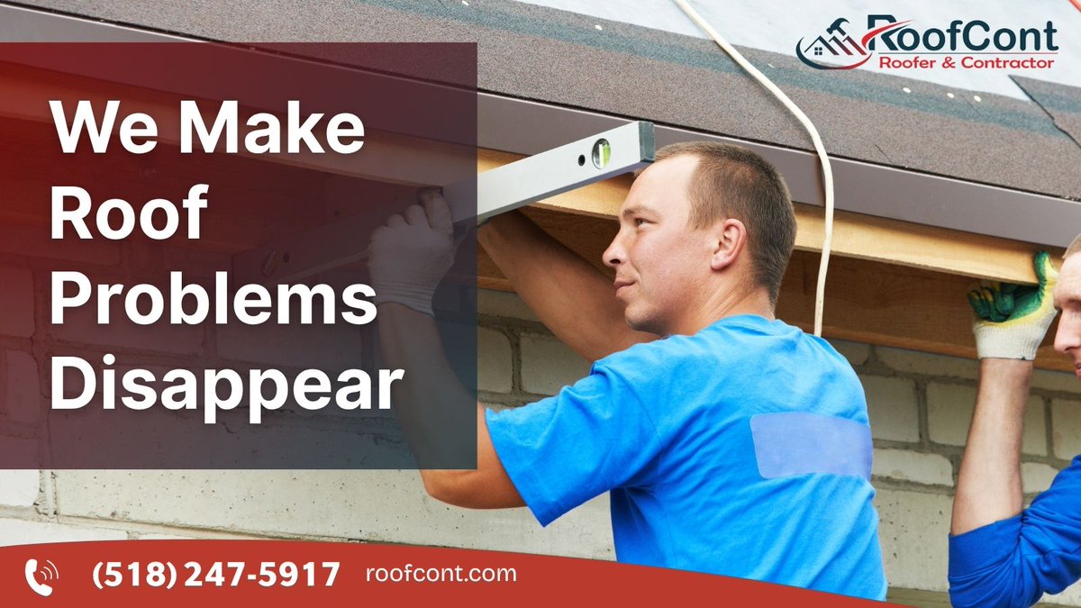 RoofCont's tweet photo. 🏚️We Make Roof Problems Disappear — Literally! 🛠️
📍 Serving Albany &amp; Surrounding Areas
 📬 Email: contact@roofcont.com
 🌐 Website: https://t.co/OzdqkjKzDR
 📞 Call Now: (518) 247-5917
 #RoofRepairExperts #RoofInspection #RoofMaintenance #RoofProblemsSolved https://t.co/ehzZv5D26r