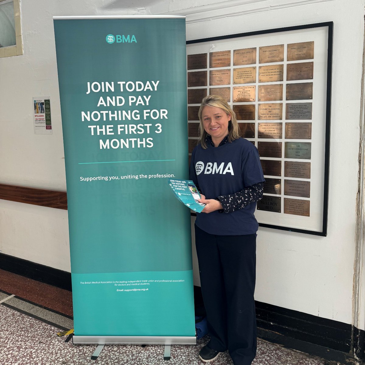 BMA_NI's tweet image. Doctors of Causeway Hospital, we are coming to visit your hospital tomorrow! 🏥
Come along and find us for a chat about joining the BMA, your member benefits and ask us any questions you may have. We are here to help.
📅 Friday 18th July
⏰12-2pm
👉Outside the canteen.