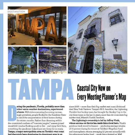 FacilitiesMedia's tweet image. Mark this in your calendar... @MPI has selected #Tampa to host is World Education Congress in 2030. Read more here: tampa.gov/news/2025-07/m…
#FandDmag was featured Tampa in its Spring 2023 issue. Read more here: facilitiesonline.com/archive/#facil… @CityofTampa @VisitTampaBay @VISITFLORIDA
