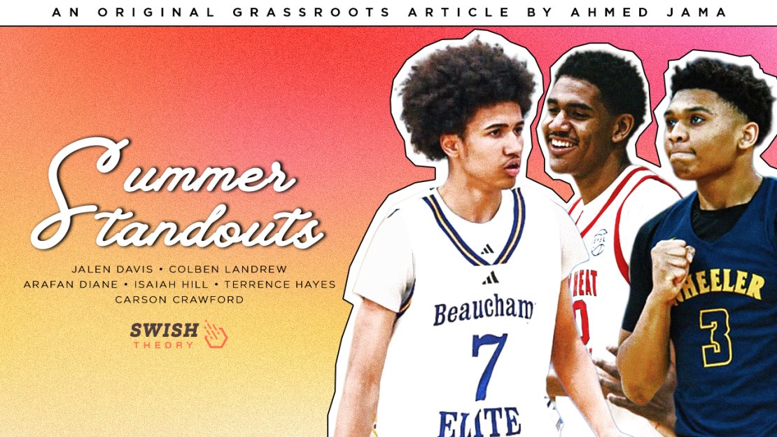 Swish Theory (@swishtheory) on Twitter photo Who are the most underrated players in the grassroots scene? <a href="/slipthescreen/">Ahmed Jama</a> breaks down the games of six under-recruited players whose game has popped recently.
Read it below! ⤵️ Who are the most underrated players in the grassroots scene? <a href="/slipthescreen/">Ahmed Jama</a> breaks down the games of six under-recruited players whose game has popped recently.
Read it below! ⤵️