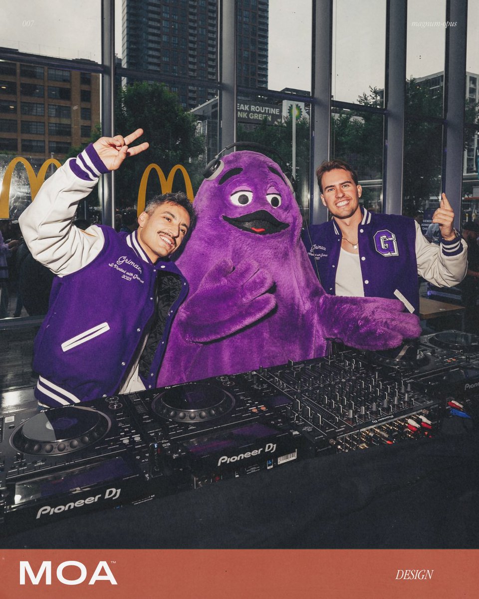 magnum____opus's tweet photo. Creative Direction and Design for Grimace’s Birthday Party Merchandise in Partnership with Breakaway by Magnum Opus https://t.co/YSGZeflDPI