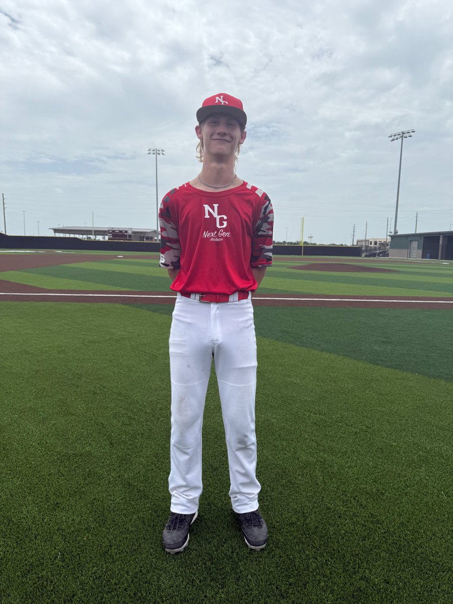 FiveToolTexas's tweet image. F: Next Gen Athletics 6, KBA Elite Talavera 26/27 4
PoG: Jude Stanley 1-3, 2B, 2 RBI, R
