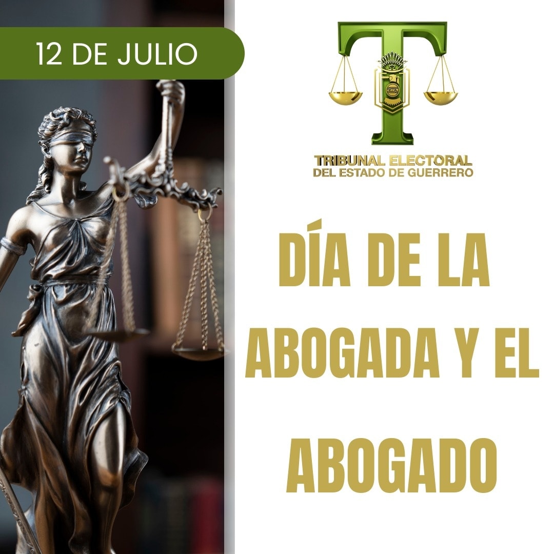 📷 ¡Feliz Día de la Abogada y el Abogado! 📷📷
Desde el #TEEGRO, reconocemos a quienes, con su vocación, profesionalismo y compromiso, fortalecen día a día el Estado de derecho y la democracia en Guerrero y en todo México. 📷📷
#TuTribunal