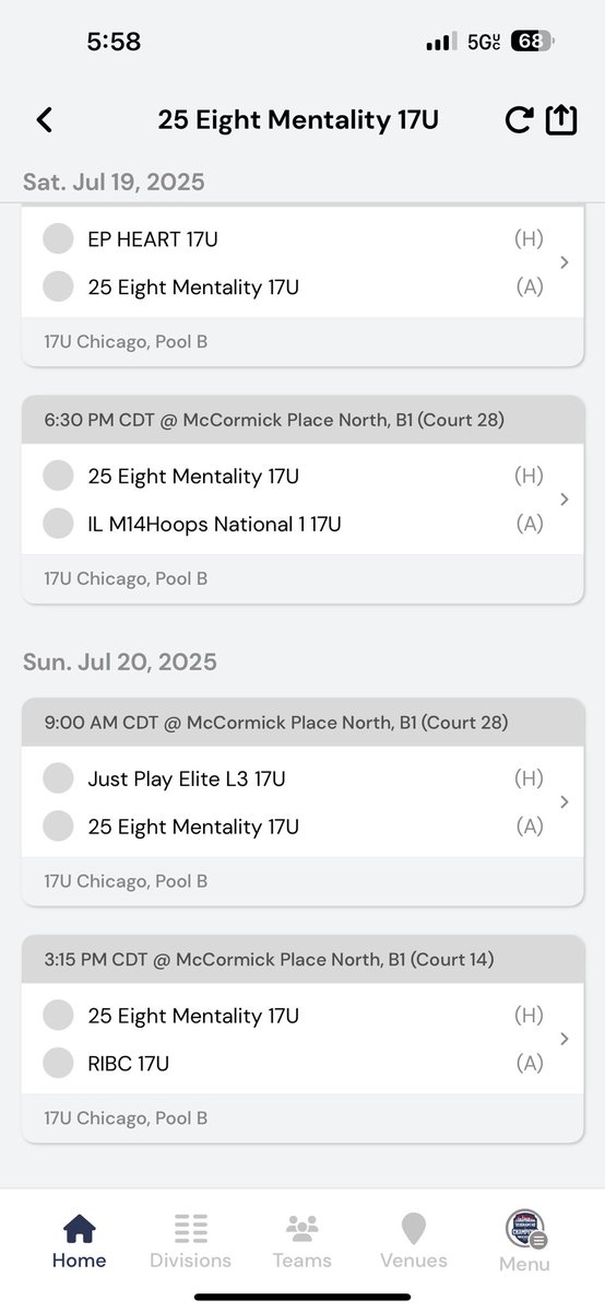 Here’s my schedule for Chicago! 
<a href="/258Mentality/">Mr. and Mrs. 25/8</a>