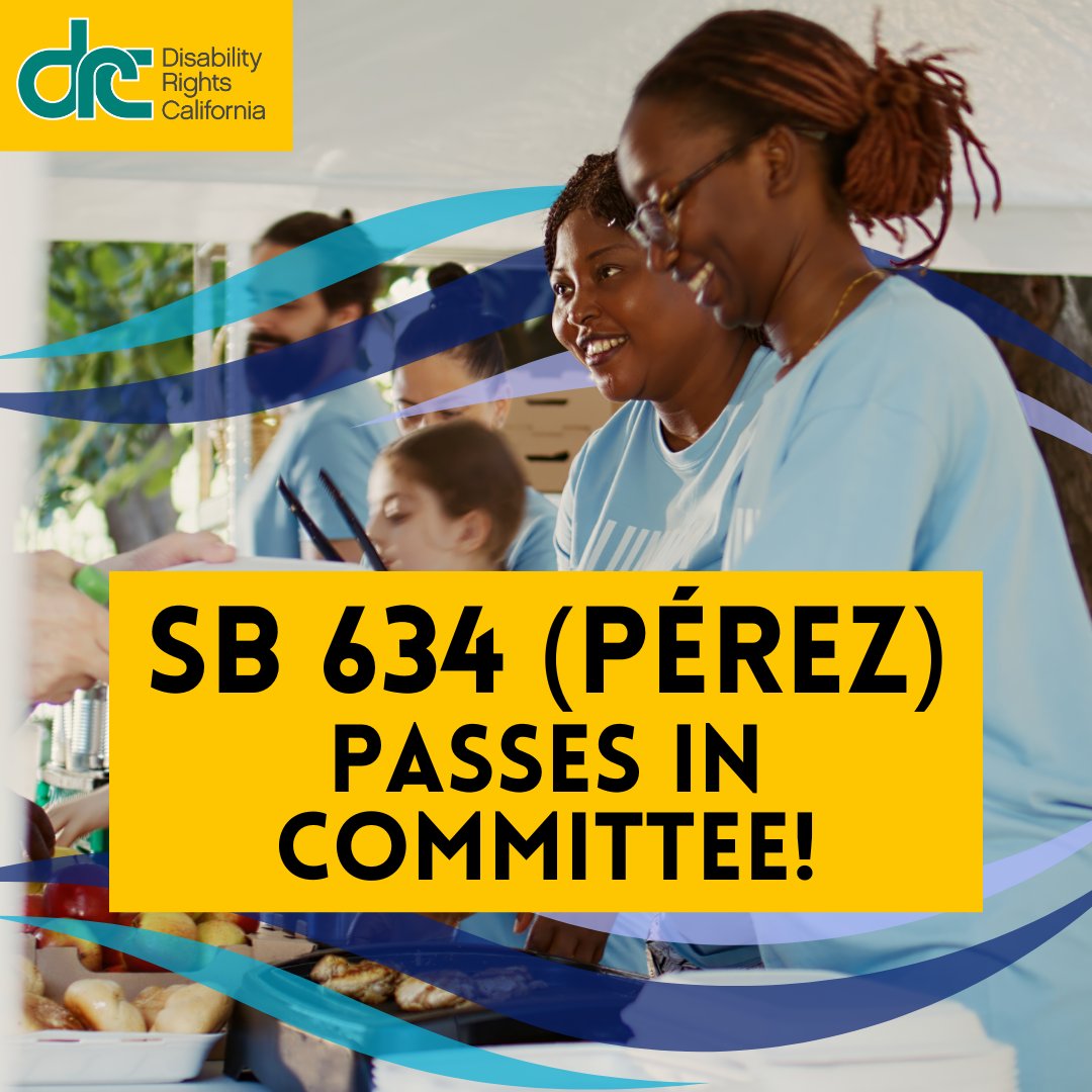 DisabilityCA's tweet image. We're incredibly proud to share SB 634 (Pérez) has passed the Assembly Housing and Community Development Committee! Next, the bill heads directly to the Assembly Floor for consideration!
Thank you to Senator Sasha Renée Pérez and everyone who has made it a top priority to…
