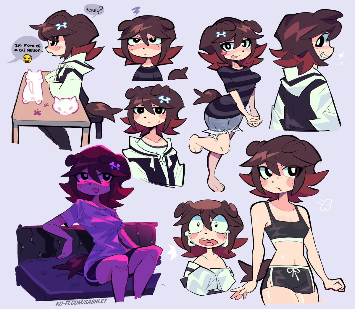 colored in a velvet doodle page