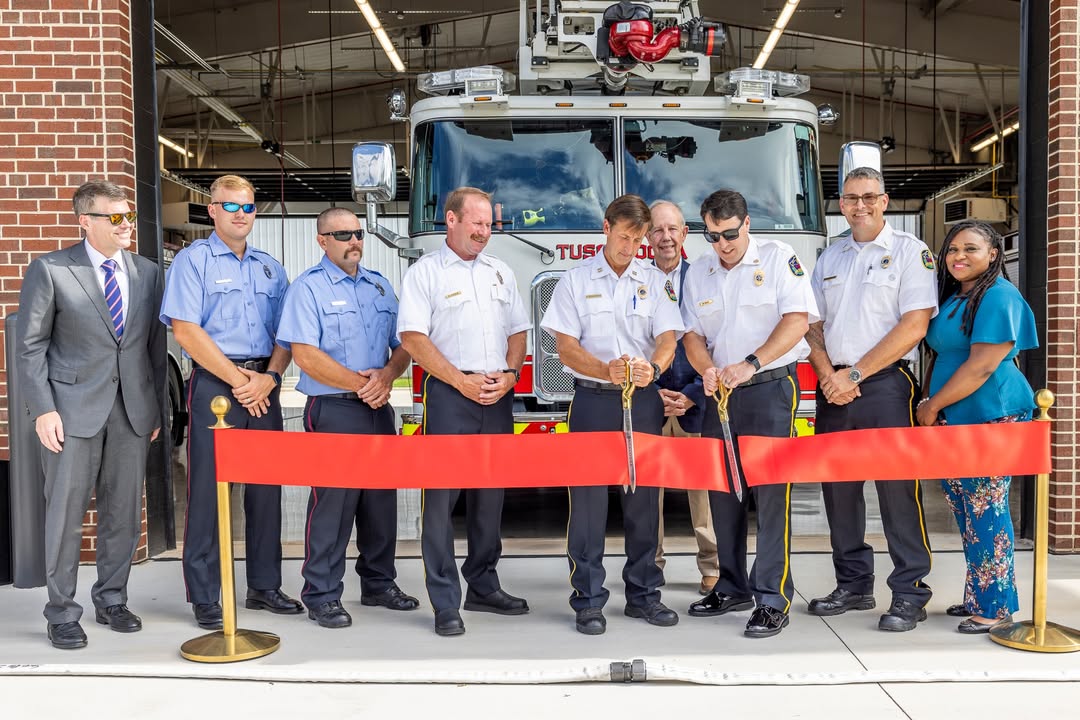 WaltMaddox's tweet image. Today we cut the ribbon on Tuscaloosa’s new Fire Station 6. At the heart of District 6, this station is more than a home for Tuscaloosa Fire Rescue—it’s a promise to do everything possible to keep every citizen safe, and to respond to crises with swift, effective response.