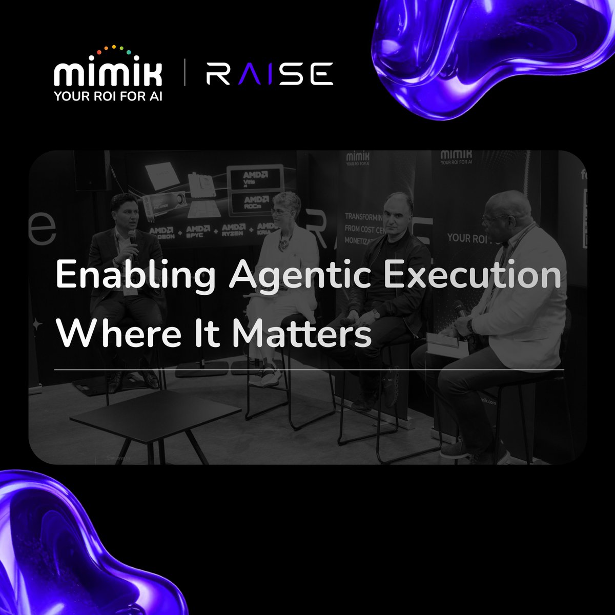 mimiktech's tweet image. 𝐄𝐧𝐚𝐛𝐥𝐢𝐧𝐠 𝐀𝐠𝐞𝐧𝐭𝐢𝐜 𝐄𝐱𝐞𝐜𝐮𝐭𝐢𝐨𝐧 𝐖𝐡𝐞𝐫𝐞 𝐈𝐭 𝐌𝐚𝐭𝐭𝐞𝐫𝐬
mimik’s Agentix-Native Operating Environment, mim OE, gives agents the autonomy they need to act where data lives and action is required.
Agents can self-deploy, execute locally, and collaborate…