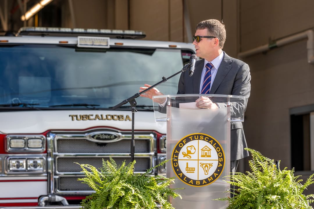 WaltMaddox's tweet image. Today we cut the ribbon on Tuscaloosa’s new Fire Station 6. At the heart of District 6, this station is more than a home for Tuscaloosa Fire Rescue—it’s a promise to do everything possible to keep every citizen safe, and to respond to crises with swift, effective response.