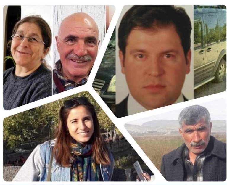 ✔️ Yusuf Bilge Tunç,
✔️ Gülistan Doku,
✔️ Hürmüz Diril,
✔️ Mehmet Bal,

Artık cevap verin. Nerede bu insanlar?
<a href="/adalet_bakanlik/">T.C. Adalet Bakanlığı</a> <a href="/AliYerlikaya/">Ali Yerlikaya</a>
<a href="/nowhaber/">NOW HABER</a> 

#KHKÇözümlüBarış