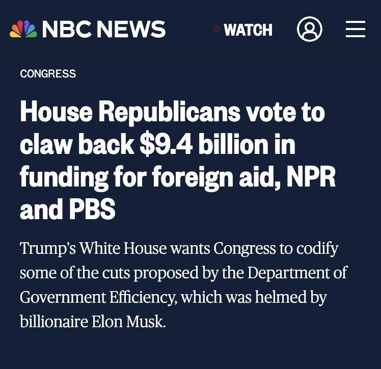 4TaxFairness's tweet image. If you're cheering this on, you're being played for a sucker.
Republicans just passed tax breaks for the wealthy that add $3.4 TRILLION to the deficit.
This isn't "saving" $9.4 billion. This is paying off 0.2% of what they just spent.
Wake up.