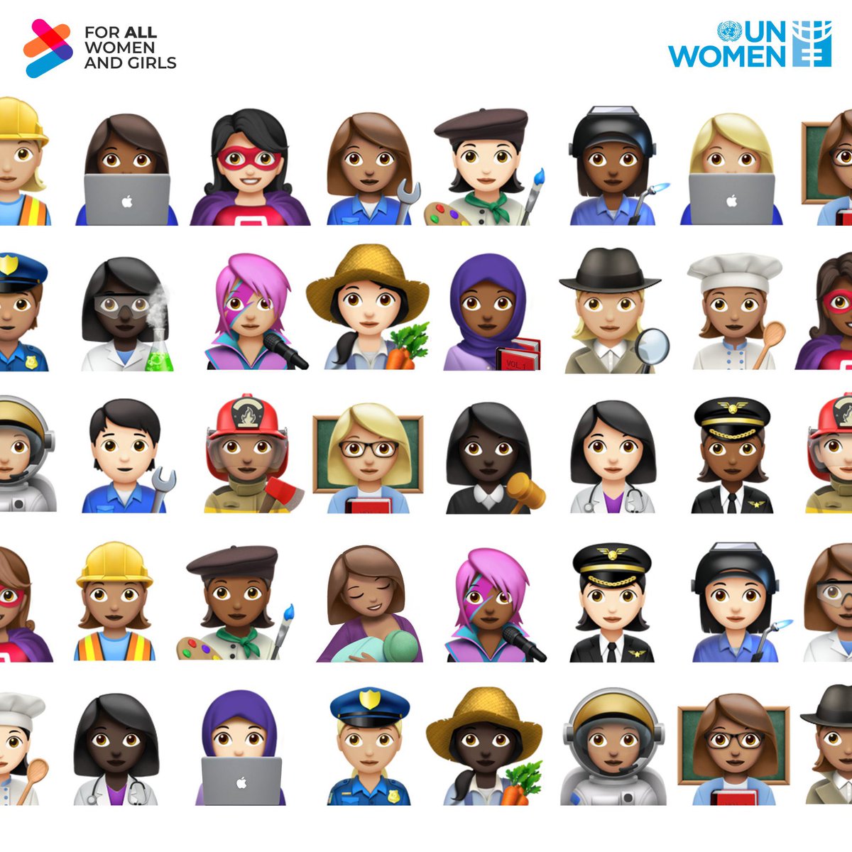 She can do whatever she wants to do. She can be whoever she wants to be. 

🚀 Even the sky is NOT the limit🚀 

#WomenEmpowerment 
#worldemojiday2025