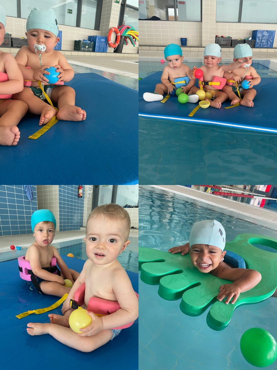 En la Escuela de Verano de Tajamar disfrutando en la piscina con los más peques