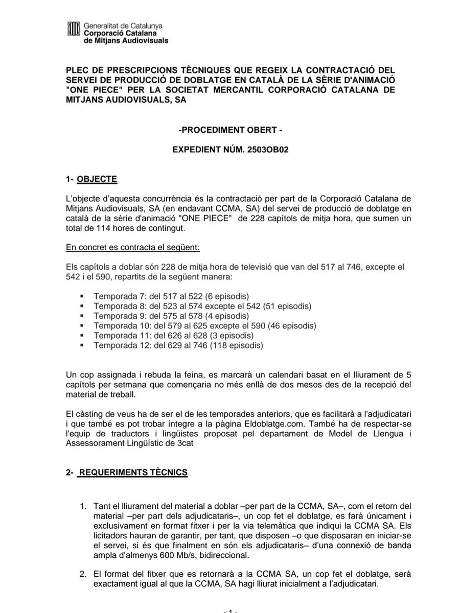 salvemopcat's tweet image. Des de la iniciativa "Salvem One Piece en català" i la comunitat de fans compartim una sèrie d'informació rellevant relativa al doblatge dels nous episodis de la sèrie en català per a posar en context a tots els seguidors i seguidores de One Piece i l'anime en català.