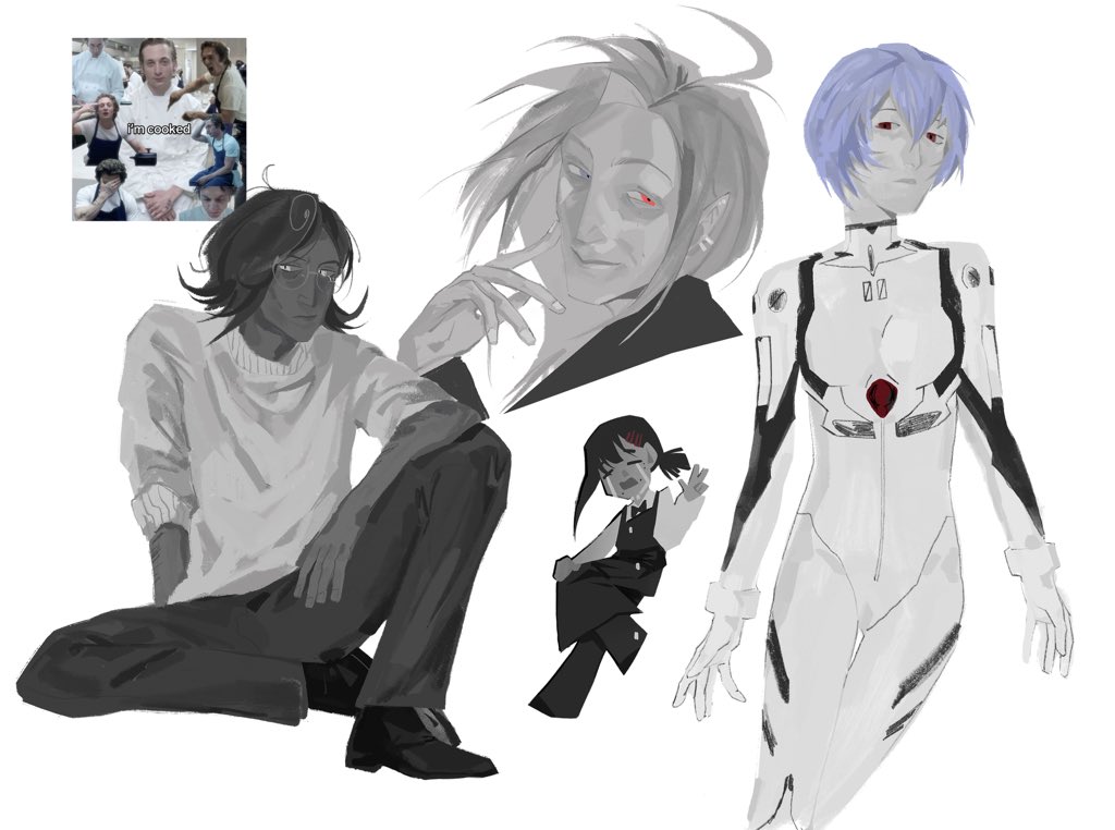 dh_hlor's tweet image. different characters from different titles I really don’t know how they ended up together…..
#espressocookie #HugoVlad #reiayanami #kobenihigashiyama