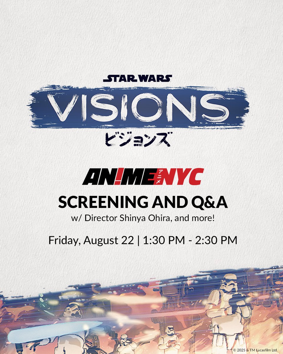 Lafosadelrancor's tweet image. ⭐STAR WARS VISIONS⭐ El próximo 22 de agosto habrá un adelanto de la tercera temporada de #StarWarsVisions con el cortometraje &quot;Black&quot;. 
Además habrá una sesión de preguntas y respuestas con su director, el legendario Shinya Ohira. #StarWars✨