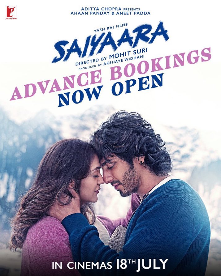 aneet_padda's tweet photo. Get ready to feel LOVE this Friday! ❤️
Advance bookings now open for #Saiyaara - https://t.co/jolPP89Xtm
Only in cinemas on 18th July. https://t.co/ckqg1N5x5x