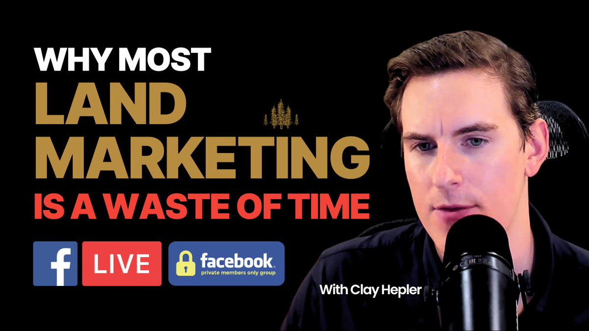 🚨 We’re hosting our first live session inside the Landman Community!

👉 Join the group to get access: facebook.com/share/g/1FGy55…

Next Wednesday, July 23 at 4:30pm EST, we’re going live in our private Facebook group to break down why most land investors are wasting time and money