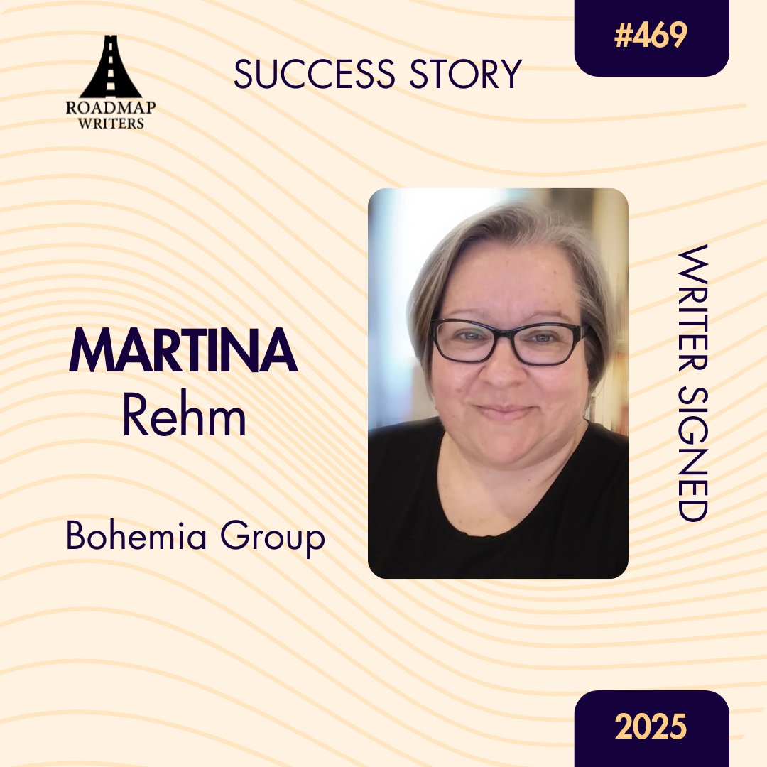 roadmapwriters's tweet image. Another writer signed! Congratulations to Martina Rehm, who signed with Bohemia Group through a Roadmap introduction!!