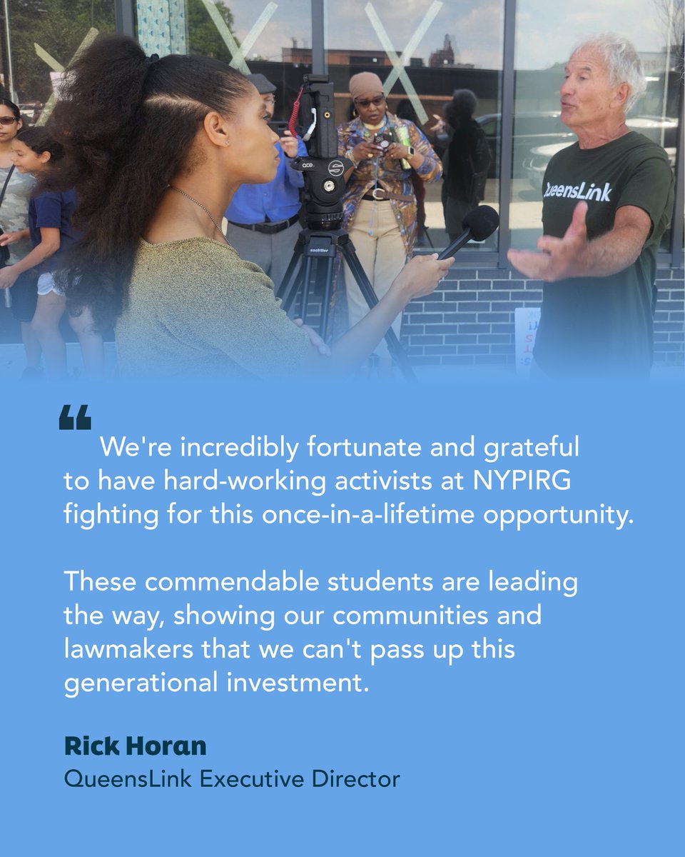 Yesterday, <a href="/NYPIRG/">NYPIRG</a> students at Queens College joined community advocates to call on the city’s leaders and the MTA to advance the QueensLink project. The rally highlighted the release of a student-led report and over 1,500 petition signatures from students to the <a href="/NYCMayorsOffice/">NYC Mayor's Office</a>