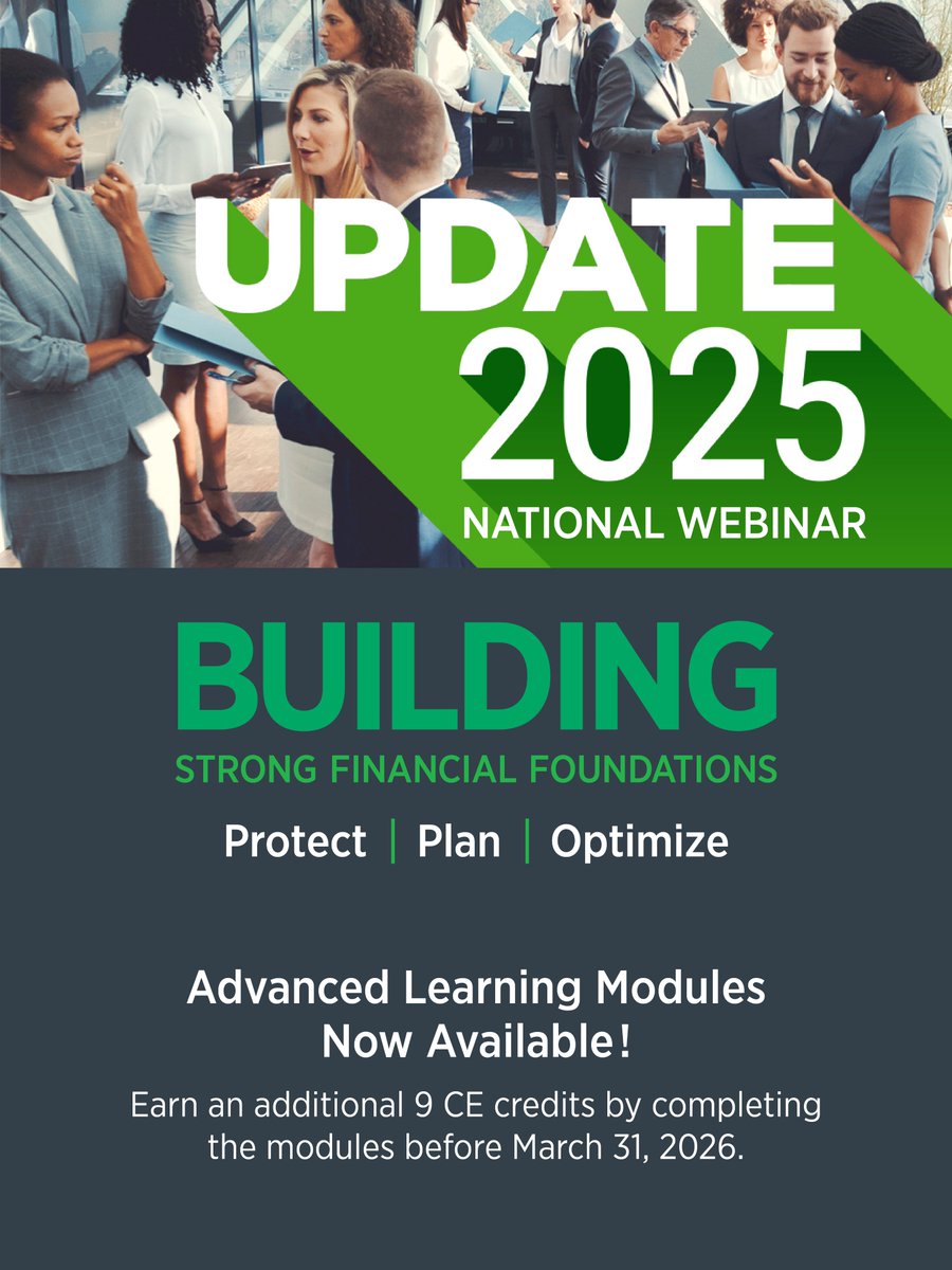 🚨 Exciting News, Advocis Members! 🚨

Have you joined an #Update2025 session yet or are you planning to soon? We're thrilled to announce that this year’s Advanced Learning Modules are now available in your Advocis Member Dashboard! 🚀