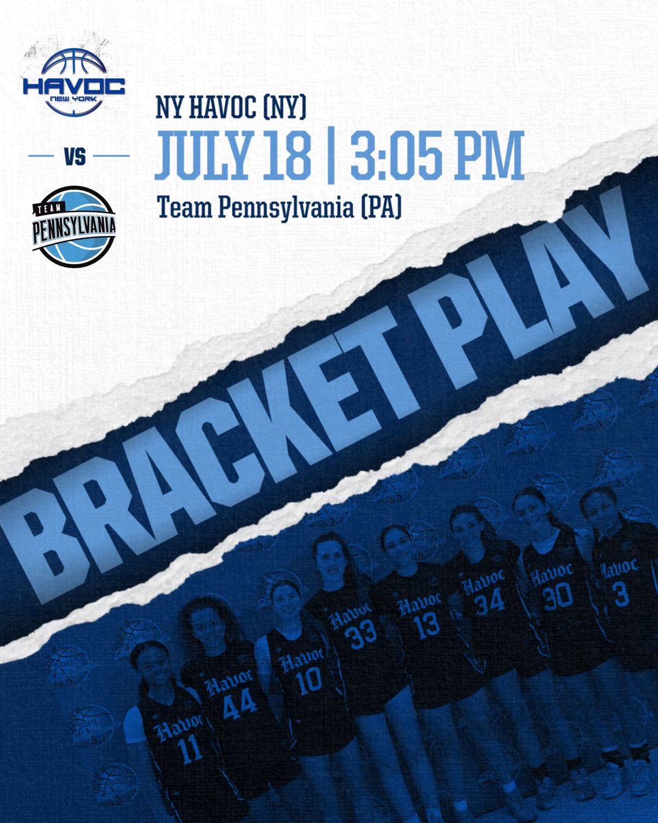 Ready to finish the season strong with this team! First game on court 13 at 3:05 PM. <a href="/nyhavoc/">NY HAVOC</a>