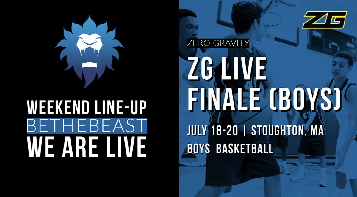 🤜 We are live tomorrow from Massachusetts! 🤜

📽️ Live Streams + 📲 On-Demand + 😎 Coaches Watching!

Visit zg.bethebeast.com/buylivestream/… for access! <a href="/ZeroGravityBB/">Zero Gravity Basketball</a>